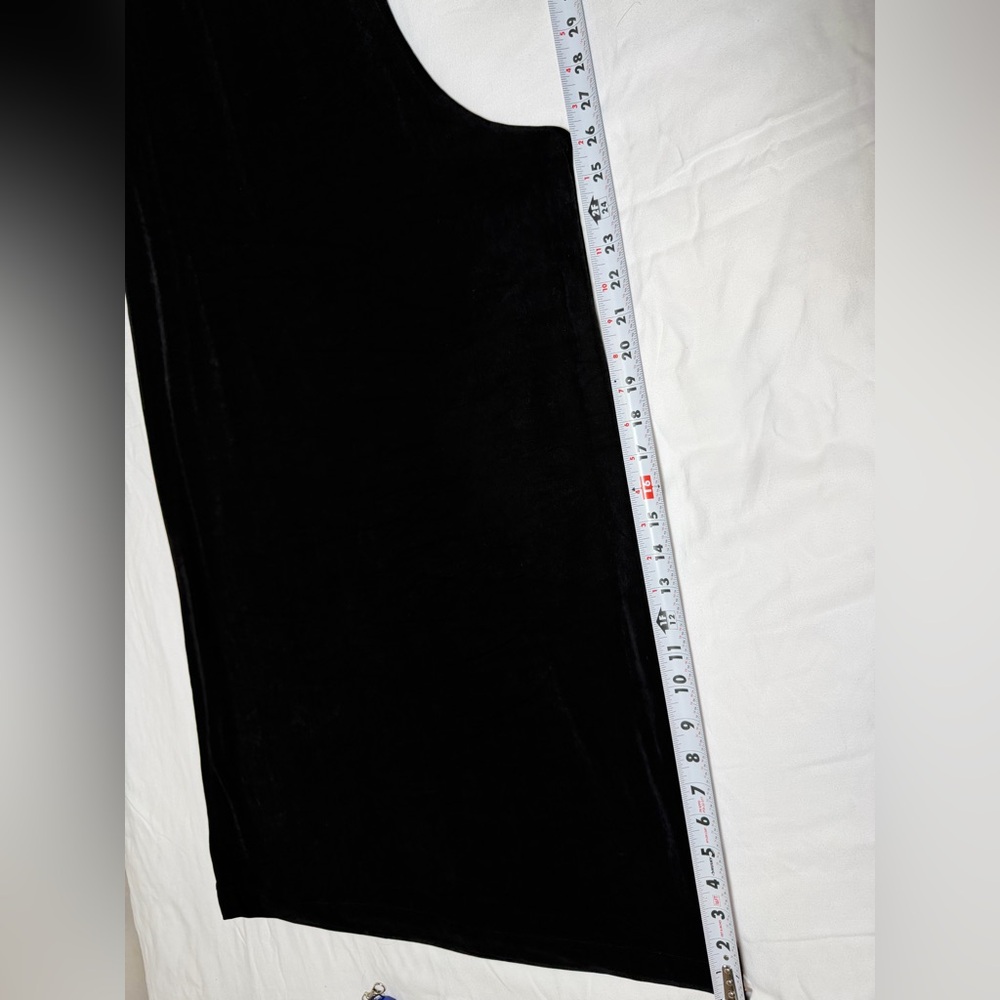 Classic Black Stretch Pull-on Wide Leg Pants 3XQuiet Lux Executive Essential NWT - Picture 7 of 13